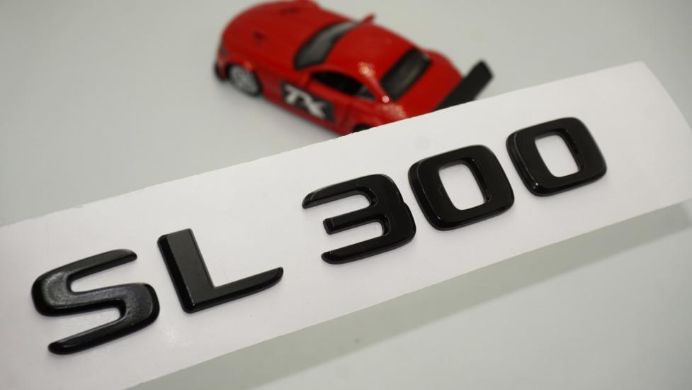 SL 300 Bagaj Parlak Siyah ABS 3M 3D Yazı Logo