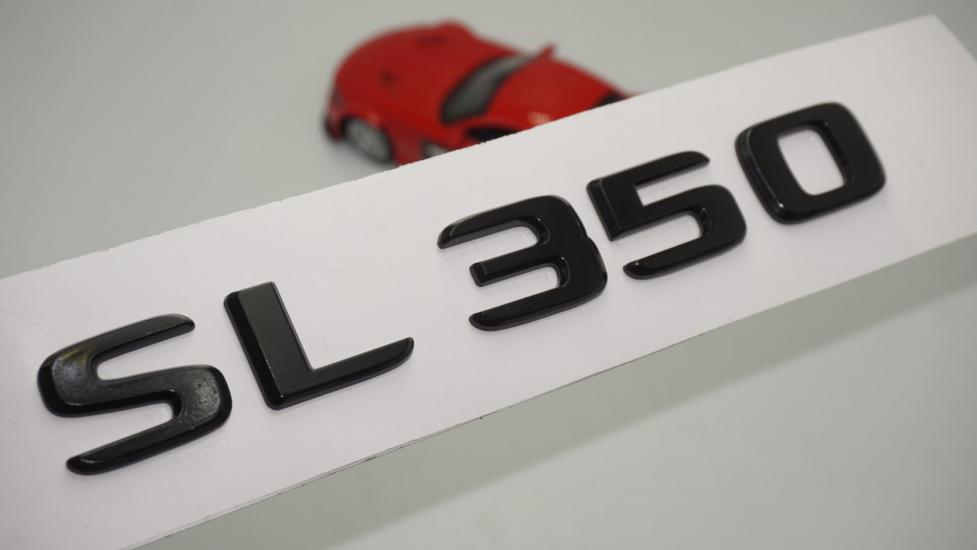 SL 350 Bagaj Parlak Siyah ABS 3M 3D Yazı Logo