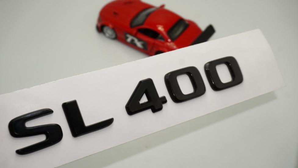 SL 400 Bagaj Parlak Siyah ABS 3M 3D Yazı Logo