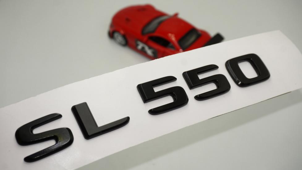 SL 550 Bagaj Parlak Siyah ABS 3M 3D Yazı Logo