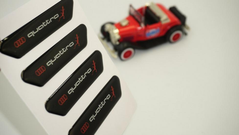 Audi Quattro Gecko A4 A5 A6 A7 Kapı Kenarı Koruma Metalize Damla Desen 3M Band