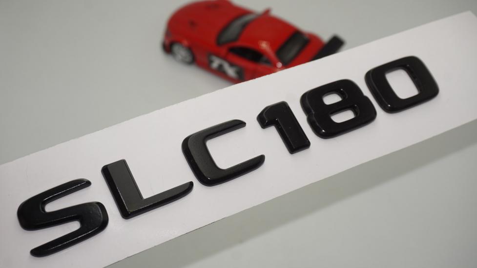 SLC 180 Bagaj Parlak Siyah ABS 3M 3D Yazı Logo
