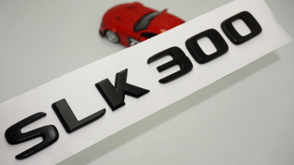 SLK 300 Bagaj Parlak Siyah ABS 3M 3D Yazı Logo