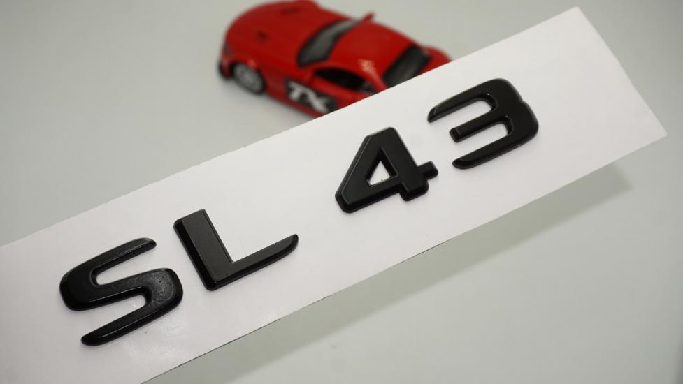 SL 43 Bagaj Parlak Siyah ABS 3M 3D Yazı Logo