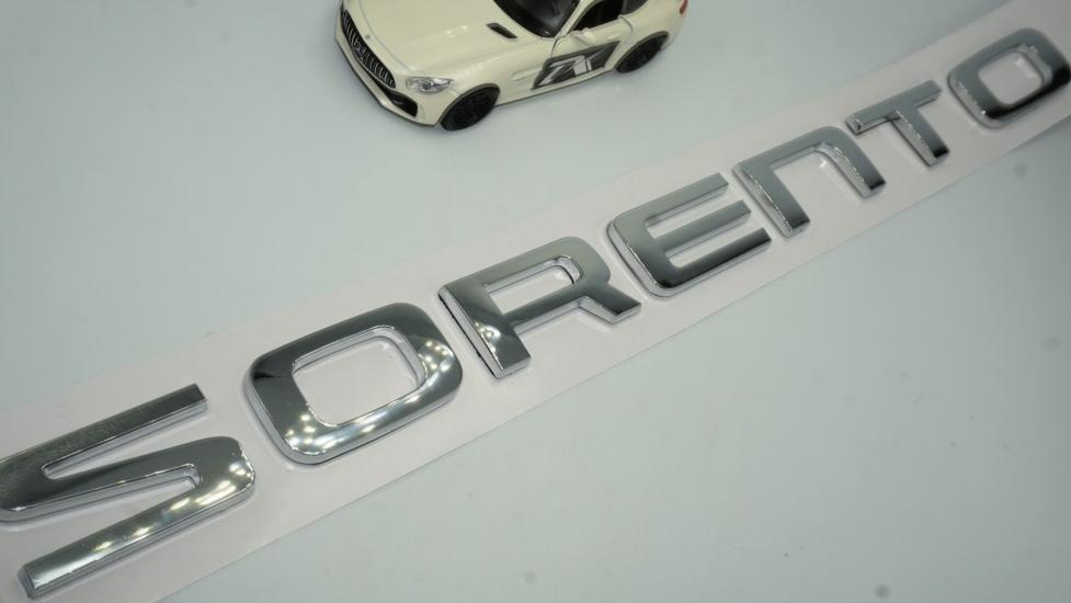 DK Kia Sorento 2021 2023 Ön Kaput Ve Bagaj 3M ABS Krom Yazı Logo