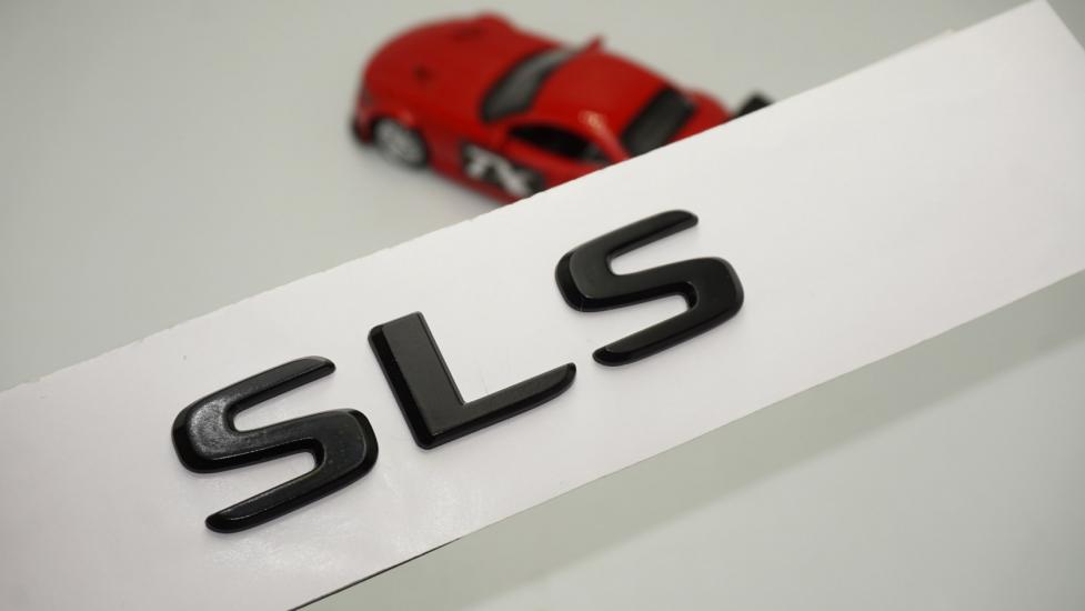 DK Tuning SLS Bagaj Parlak Siyah ABS Yazı Logo Benz İle Uyumlu