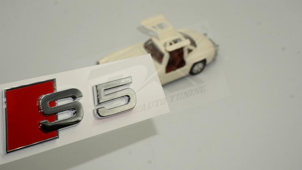 Audi S5 Bagaj Krom ABS 3M 3D Yazı Logo Amblem Orjinal ürün