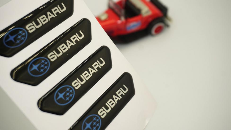 Subaru Logo Kapı Kenarı Koruma Metalize Damla Desen 3M Band