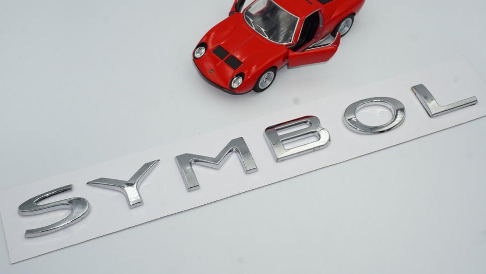 Renault Symbol Krom ABS 3M 3D Bagaj Yazı Logo