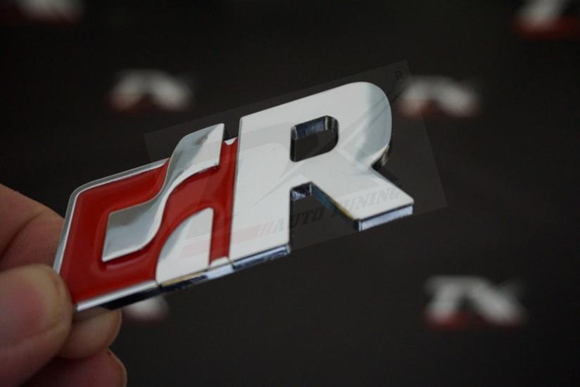 Volkswagen R R32 R36 GTI Racing Krom Metal Ön Panjur Vidalı Logo
