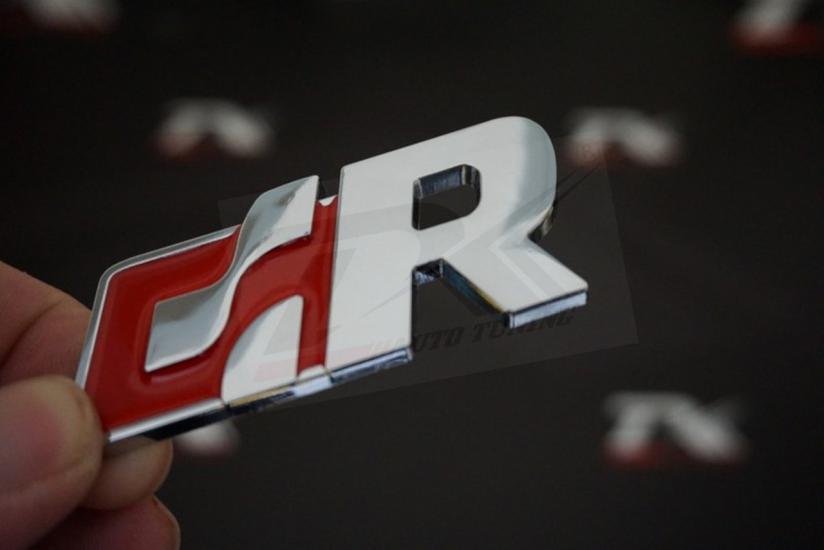 Volkswagen R R32 R36 GTI Racing Krom Metal Bagaj Logo Amblem 3M 3D