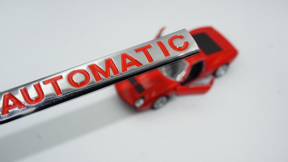 Citroen C3 C4 Automatic Bagaj 3M 3D Krom Metal Logo Amblem