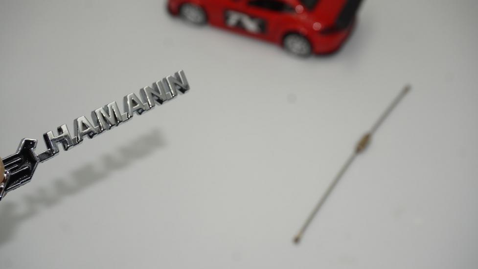 Bmw Hamann Logo Krom Metal Çift Yön Halat Anahtarlık