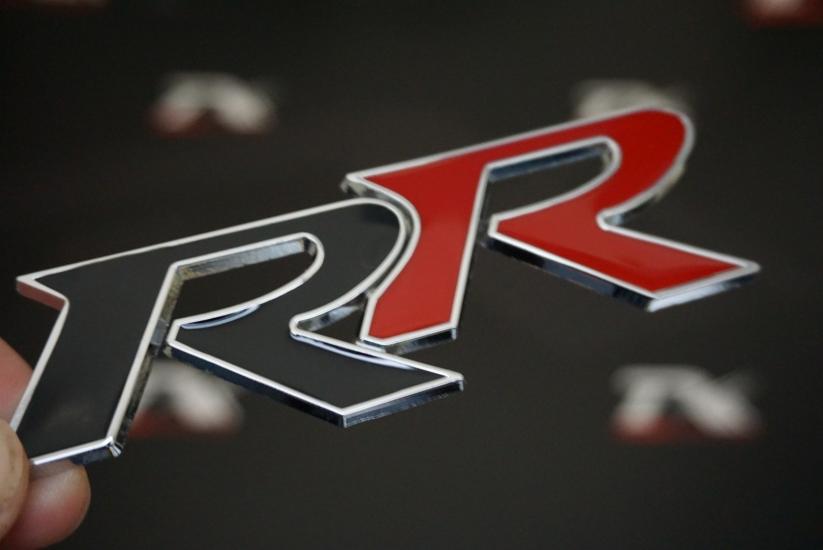 Honda RR Krom Metal Bagaj Yazı Logo Amblem 3M 3D