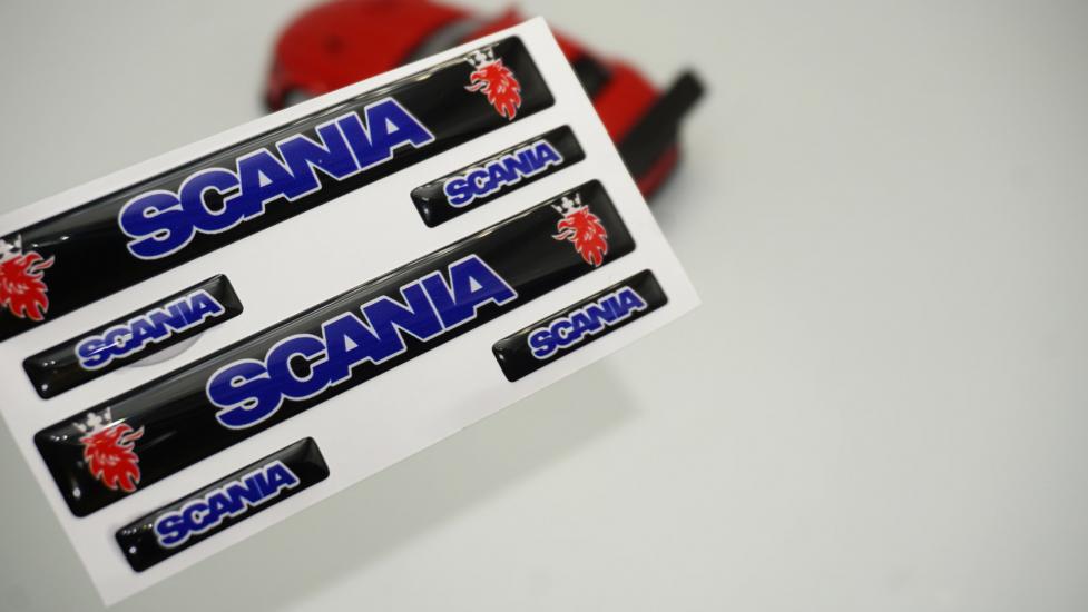 Scania Logo Damla Silikon Grup Sticker