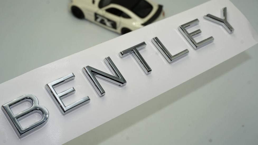 Bentley Bagaj Krom ABS 3M Yazı Logo Orjinal Ürün