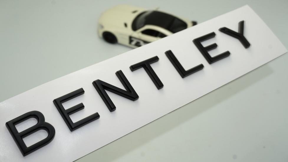 Bentley Bagaj Siyah 3M Yazı Logo Orjinal Ürün