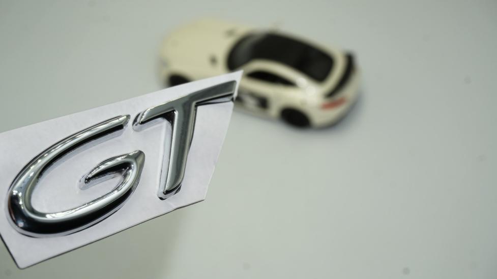 DK Porsche GT Krom Metal Bagaj Logo Orjinal Ürün