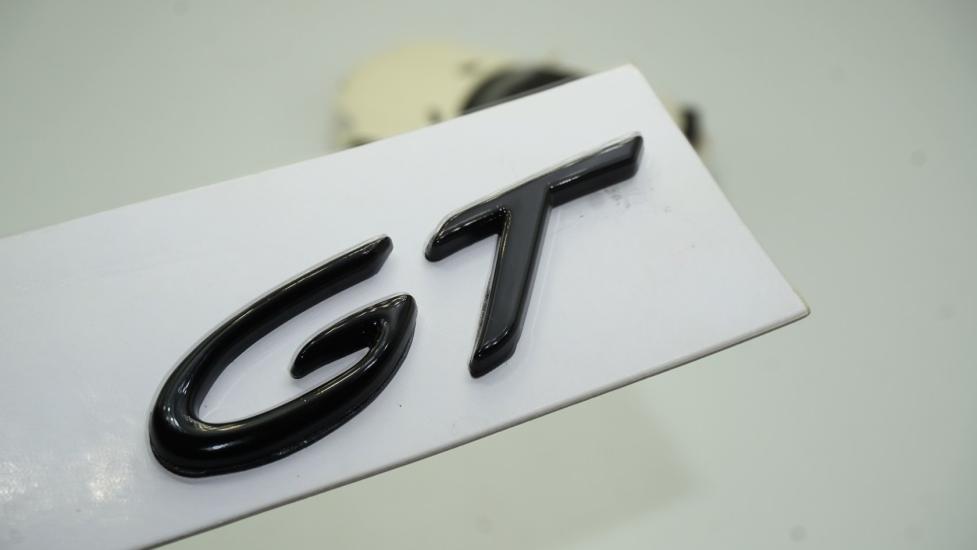 DK Porsche GT Siyah Metal Bagaj Logo Orjinal Ürün