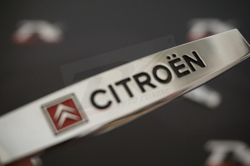Citroen Logo Yan Çamurluk 3M 3D Krom Metal Logo Amblem