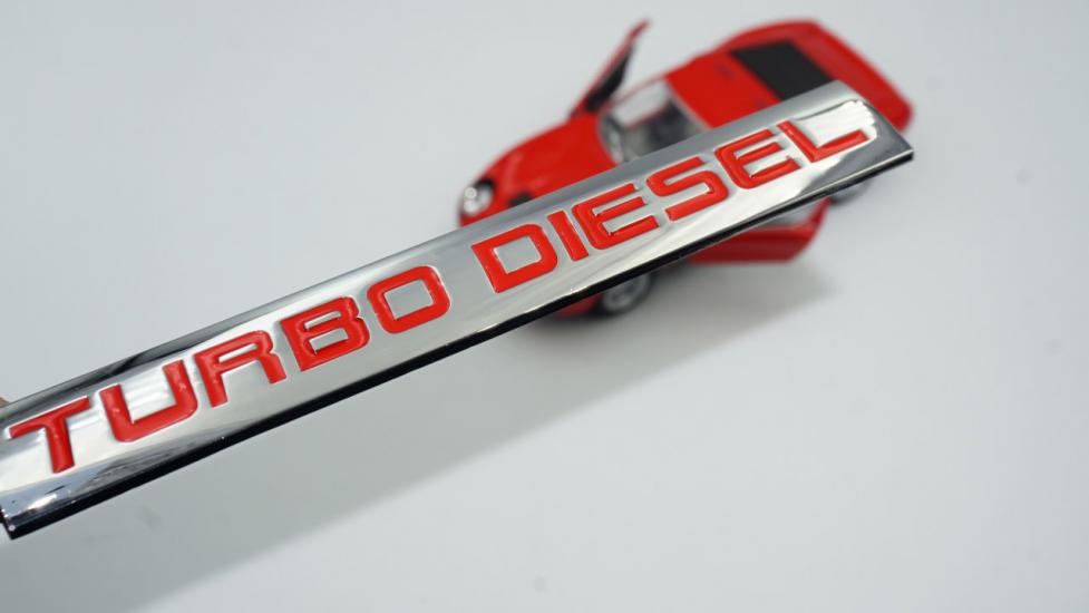 Land Rover Range Rover Turbo Diesel Bagaj Krom Metal Yazı Logo OEM Ürün