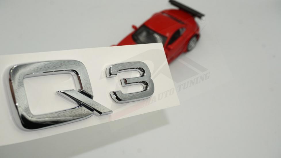 Audi Q3 Bagaj Krom 3M Yazı Logo Orjinal Ürün