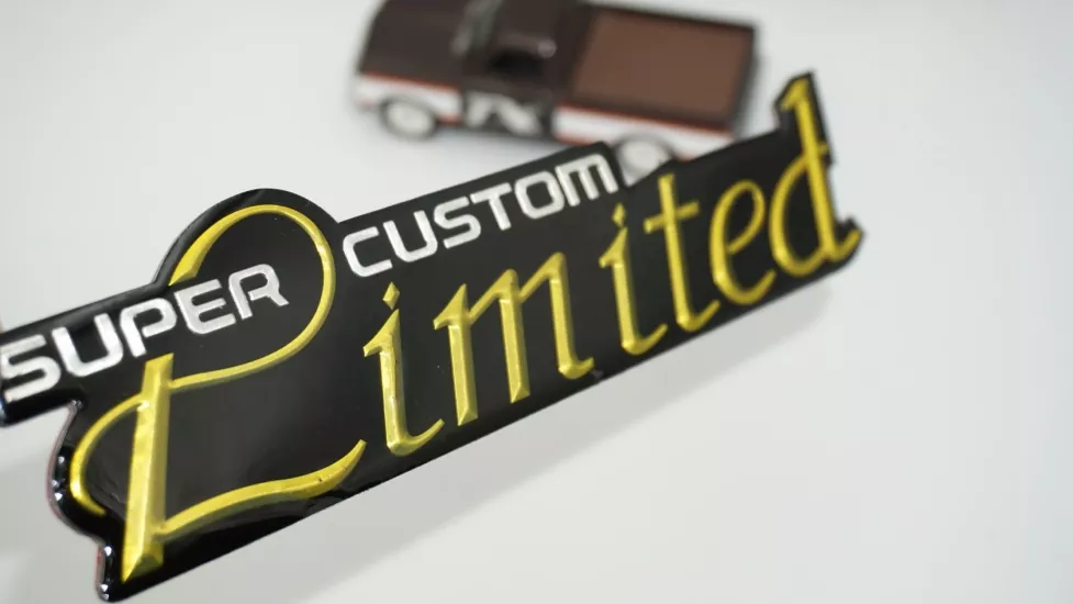 DK Tuning Süper Custom Limited Body Plaka 3M Metal Logo Arma