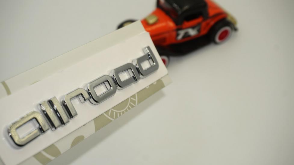 Audi A4 A6 Allroad Vagon Bagaj Krom ABS 3M 3D Yazı Logo Orjinal Ürün