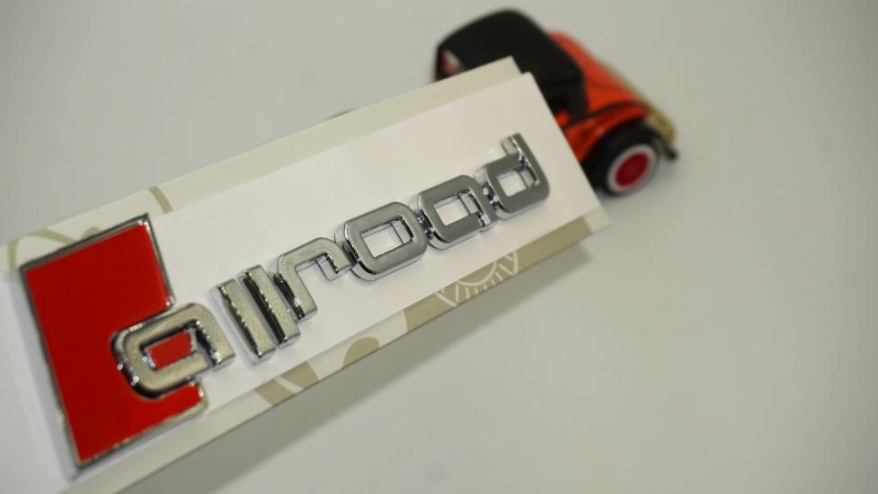 Audi A4 A6 S Allroad Vagon Bagaj Krom ABS 3M 3D Yazı Logo Orjinal Ürün