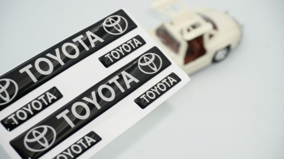 Toyato Logo Damla Silikon Grup Sticker