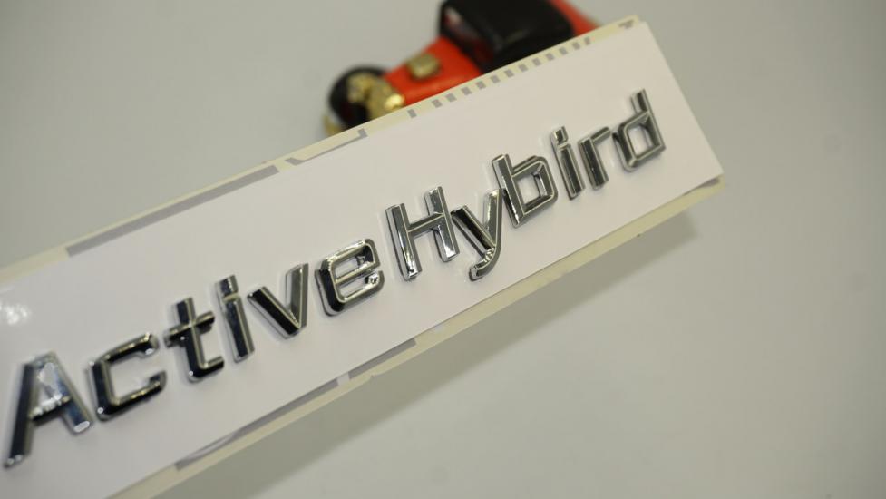 Bmw Active Hybrid Bagaj Krom Metal 3M 3D Yazı Logo