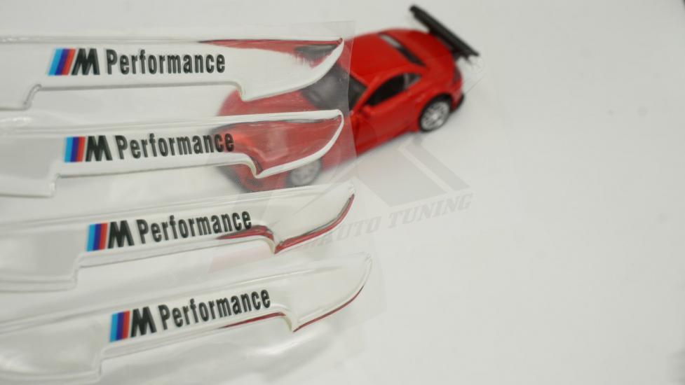 Bmw M Performance Logo Kapı Kenarı Koruma Şeffaf Kauçuk 3M Band New Style