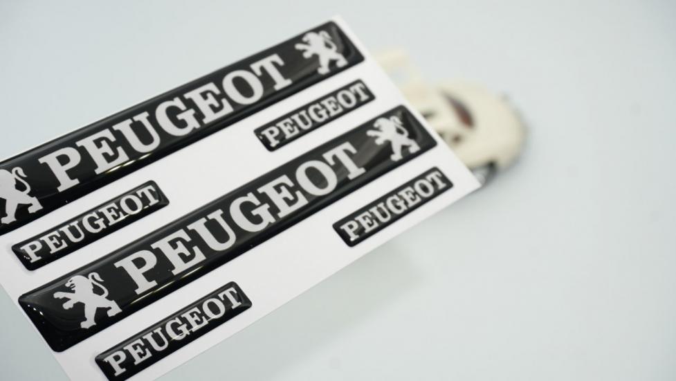 Peugeot Logo Damla Silikon Grup Sticker