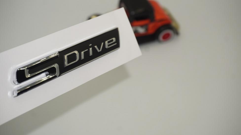 Bmw S Drive Yeni Nesil Krom Metal Bagaj Logo 3M 3D Orjinal Ürün