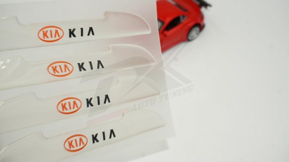 Kia Logo Kapı Kenarı Koruma Şeffaf Kauçuk 3M Band New Style