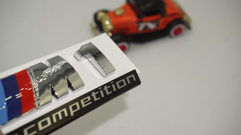 Bmw M1 Competition Bagaj Krom ABS 3M 3D Yazı Logo Orjinal Ürün
