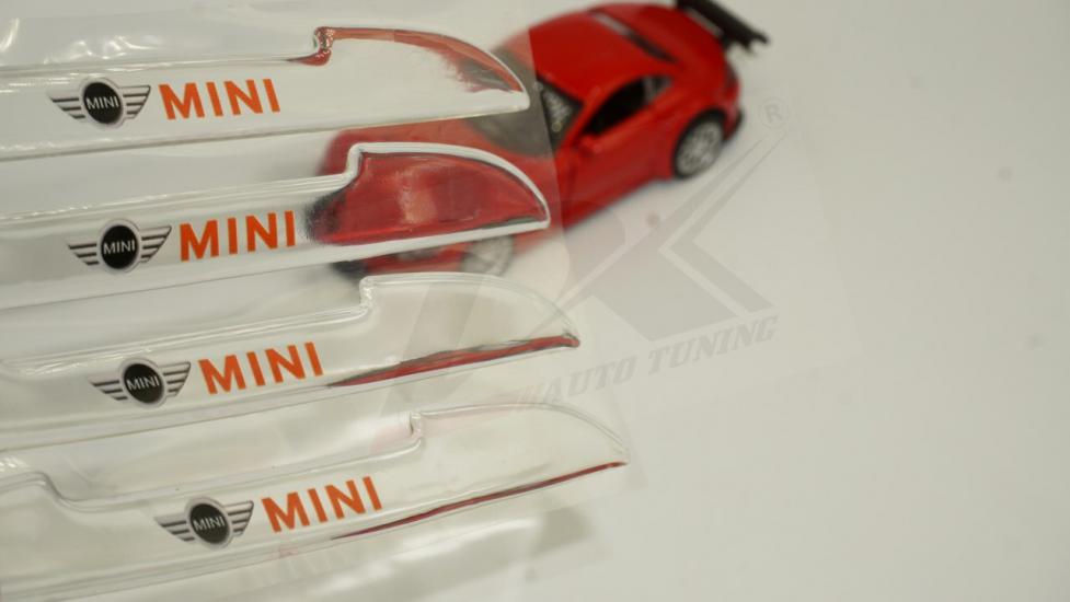 Mini Cooper Logo Kapı Kenarı Koruma Şeffaf Kauçuk 3M Band New Style