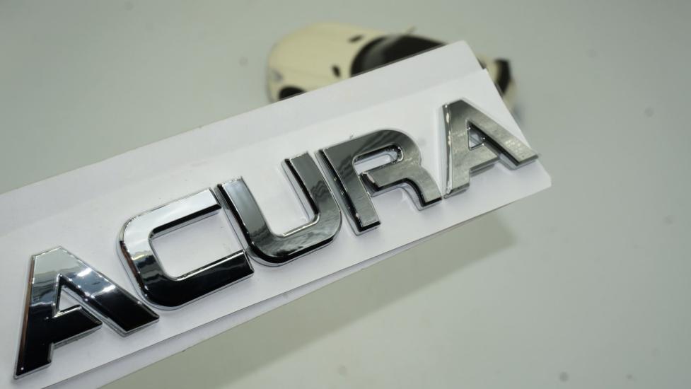 DK Acura MDX TSX RDX TL Krom ABS Bagaj 3M 3D Yazı Logo Amblem 