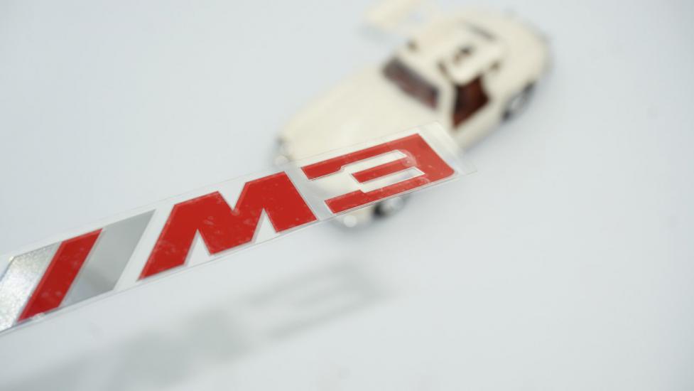 Bmw M3 Logo Alüminyum Torpido Ayna Cam Sticker