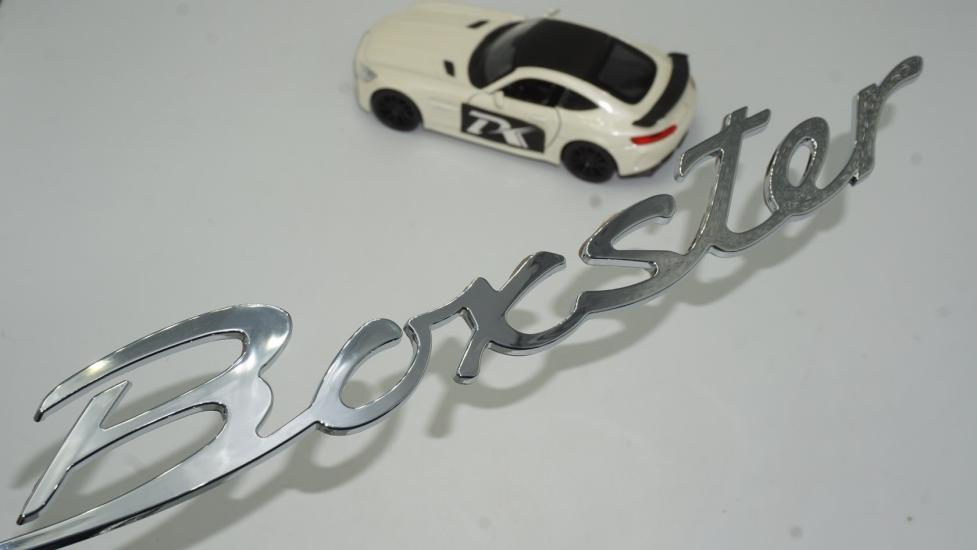Porsche Boxster Bagaj 3M 3D Krom ABS Eski Model Yazı Logo Amblem