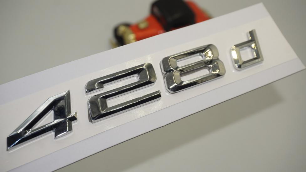 Bmw 428d Bagaj Krom Metal 3M 3D Yazı Logo