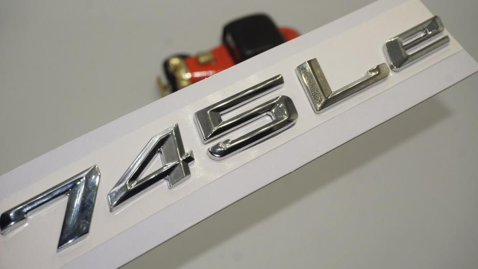 Bmw 745Le Bagaj Krom Metal 3M 3D Yazı Logo