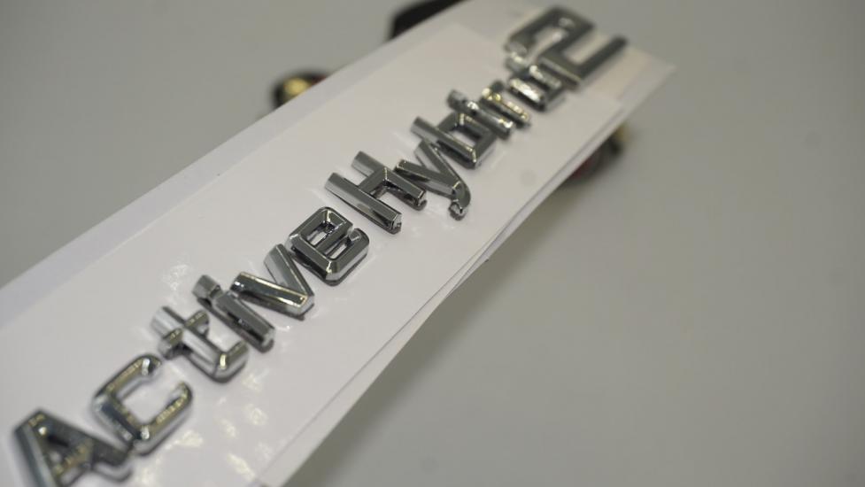Bmw Active Hybrid2 Bagaj Krom Metal 3M 3D Yazı Logo