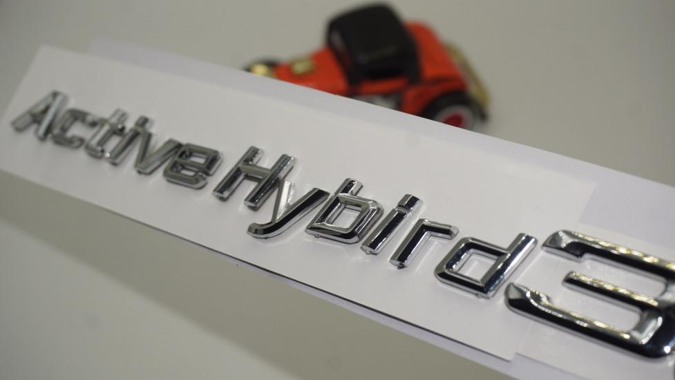 Bmw Active Hybrid3 Bagaj Krom Metal 3M 3D Yazı Logo