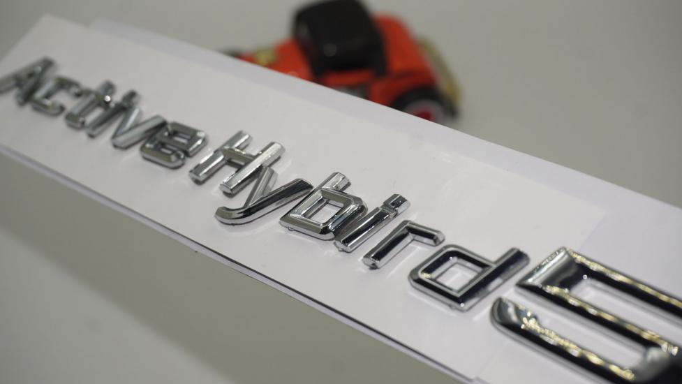 Bmw Active Hybrid5 Bagaj Krom Metal 3M 3D Yazı Logo