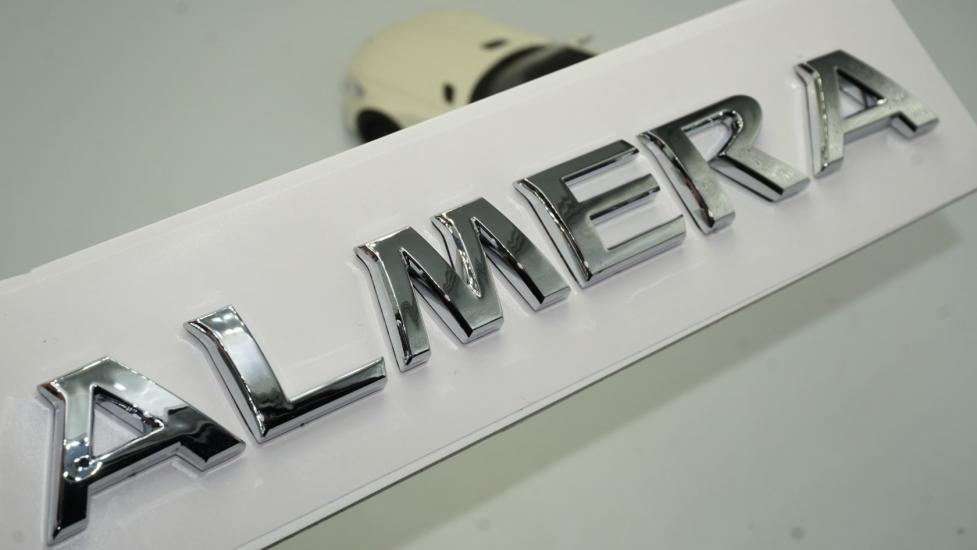 DK Nissan Almera Krom ABS Bagaj 3M 3D Yazı Logo Amblem 