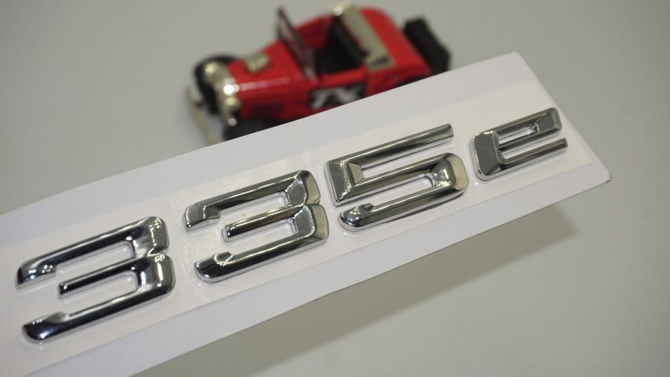 Bmw 335e Bagaj Krom Metal 3M 3D Yazı Logo