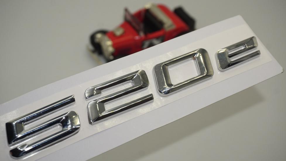 Bmw 520e Bagaj Krom Metal 3M 3D Yazı Logo