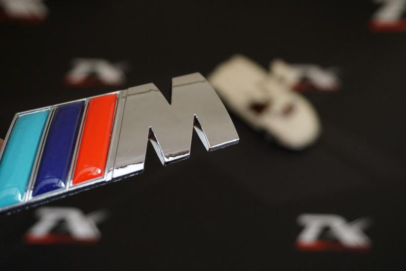 Bmw M Bagaj Krom Metal Logo 3M 3D