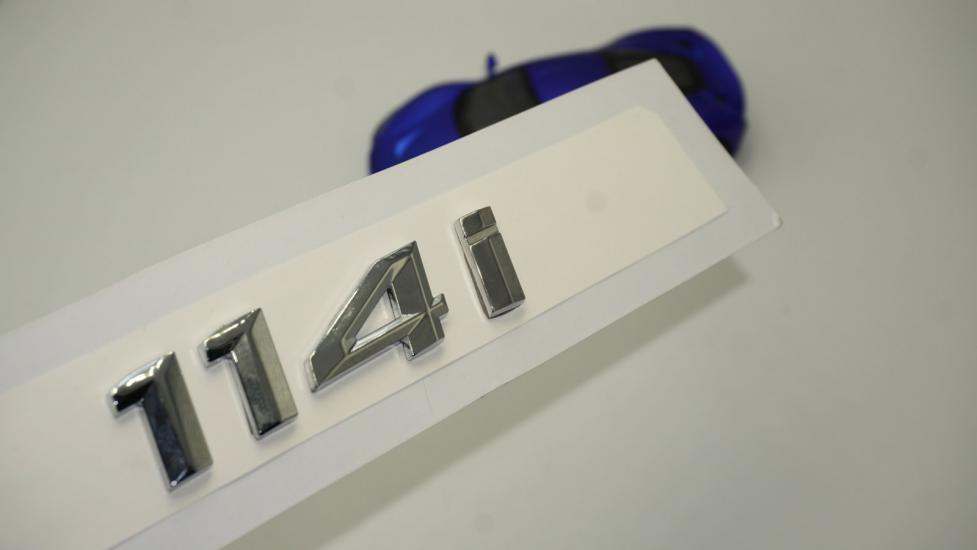 Bmw 114İ Bagaj Krom Metal 3M 3D Yazı Logo